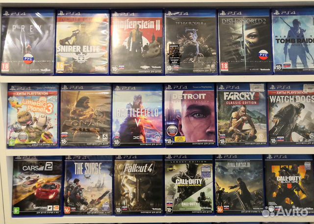 Диски игры PS4 Продажа/обмен