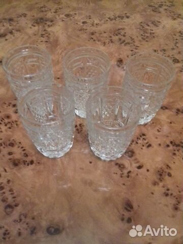 СССР наборы хрустальных рюмок
