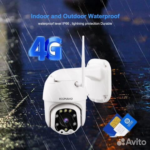 Камера наблюдения 4G/3G/LTE 2x Zoom поворотная Камера наблюдения 4G/3G/LTE 2x Zoom поворотная