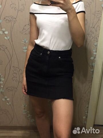 Юбка джинсовая Bershka Юбка джинсовая Bershka