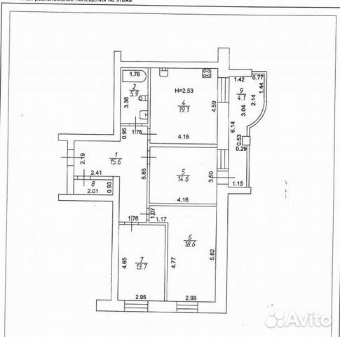 3-к квартира, 100 м², 8/10 эт. 3-к квартира, 100 м², 8/10 эт.