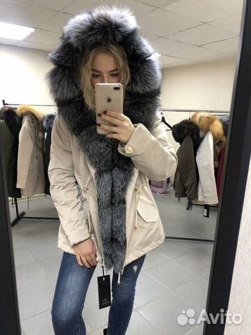 Парка меховая
