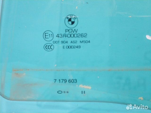 Стекло задней левой двери BMW X6 Стекло задней левой двери BMW X6