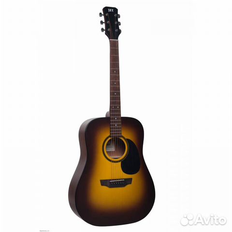 Акустическая гитара JET JD-255 SSB, цвет санберст Акустическая гитара JET JD-255 SSB, цвет санберст