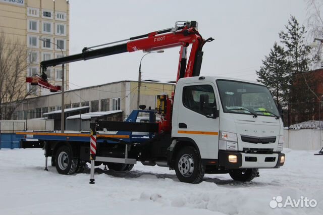 Fuso canter TF Эвакуатор с кму fassi F100