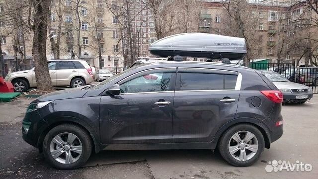Автобокс Terra Drive 440 серый матовый