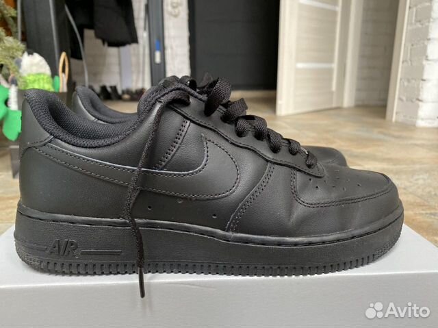 Кроссовки мужские Nike Air Force 1 07 чёрные Кроссовки мужские Nike Air Force 1 07 чёрные