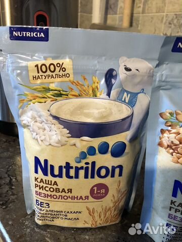 Каша Nutrilon (рисовая и гречневая) 180 гр