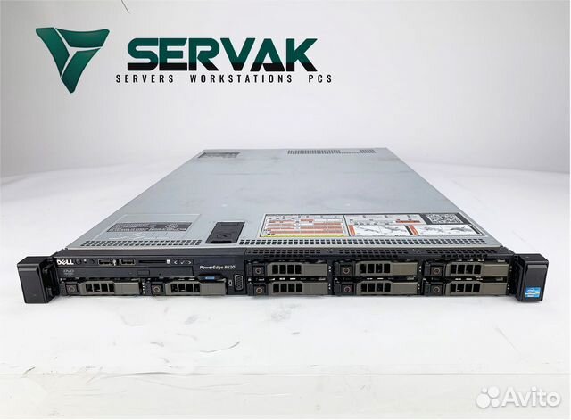 Сервер dell R620 8SFF 2x E5-2660 64GB