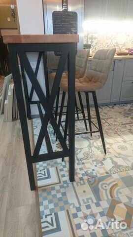 Барная стойка из бука в стиле loft