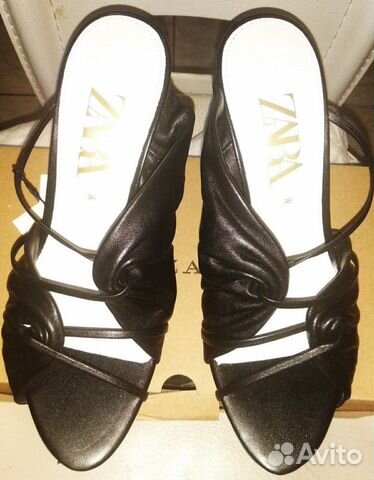 Босоножки кожаные Zara, новые, 38р Босоножки кожаные Zara, новые, 38р