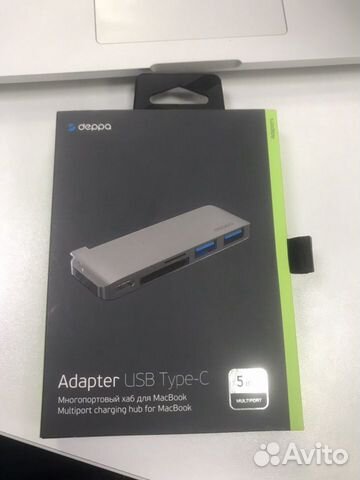 Deppa Adapter USB Type-C 5 in 1
