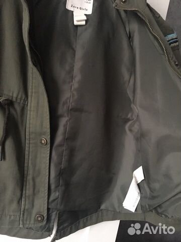 Куртка парка двойная для девочки весна Zara 110