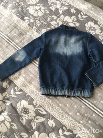 Ветровка джинсовка 116р глория джинс