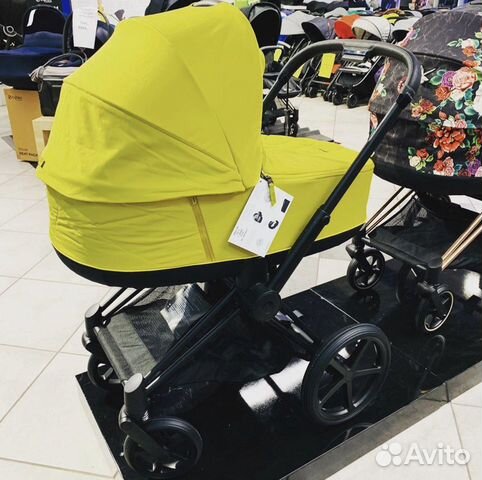 Коляска Cybex Priam mustard yellow