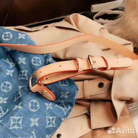 Рюкзак Louis Vuitton джинсовый Рюкзак Louis Vuitton джинсовый