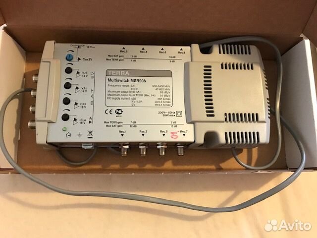 Мультисвич multiswitch terra MSR908