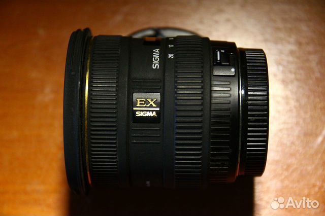 Объектив для Canon Sigma EX 10-20 f 4-5.6 DC HSM Объектив для Canon Sigma EX 10-20 f 4-5.6 DC HSM