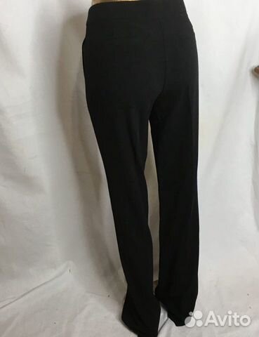 Брюки черные с декором из страз 42-44 Брюки черные с декором из страз 42-44