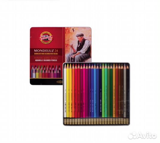 Карандаши 24 цв акварельные Koh-i-noor Mondeluz