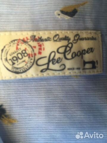 Рубашка летняя Lee Cooper, р.46-48, новая Рубашка летняя Lee Cooper, р.46-48, новая