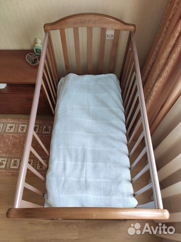 Кроватка Кубаньлесстрой + матрас Кроватка Кубаньлесстрой + матрас