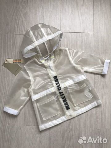 Тренч/дождевик Zara, р.86/92
