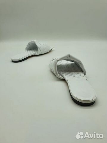 Шлепки женские Bottega Veneta кожа