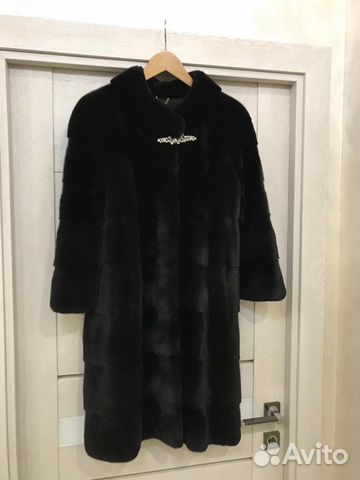 Шикарная Blackglama норковая шуба 40/42/44 размер