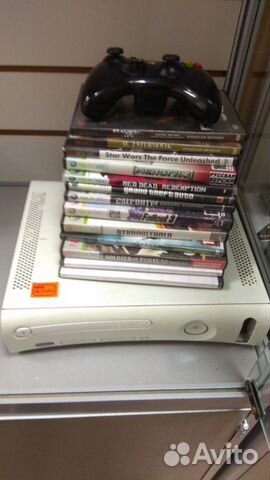 Прошитая Xbox 360 + 13 дисков Прошитая Xbox 360 + 13 дисков