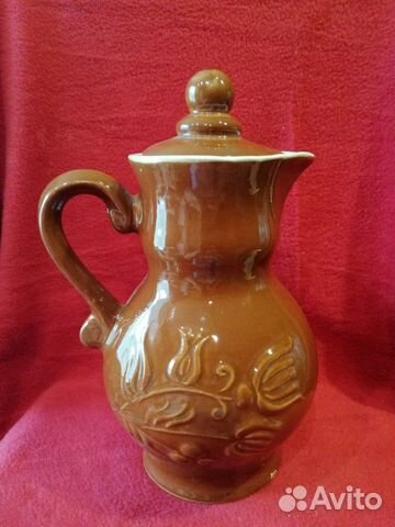 Кувшин керамический, обливная керамика