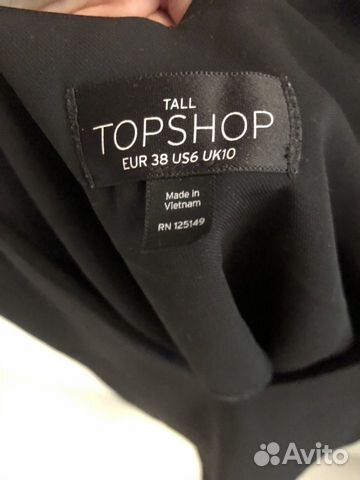 Черный топ TopShop