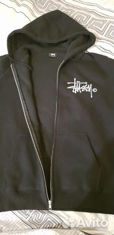 Худи на молнии stussy новая м