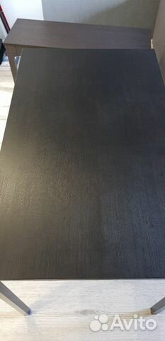 Стол черный 110*67 Икеа Стол черный 110*67 Икеа