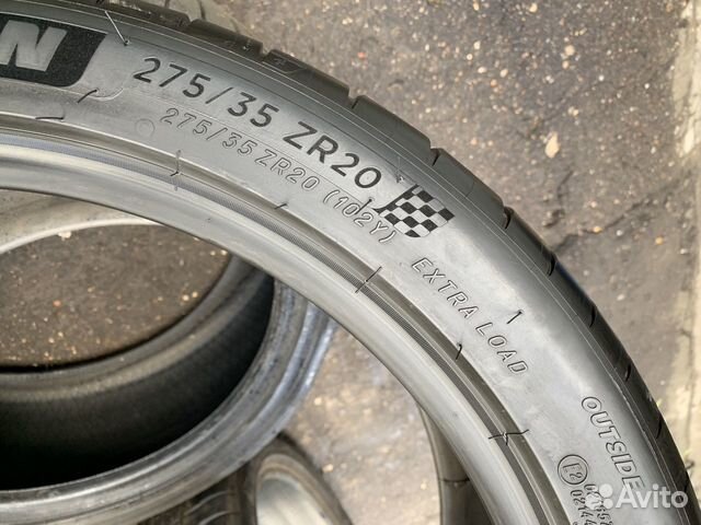 Шины пара 275/35 R20 Michelin Pilot Sport 4S