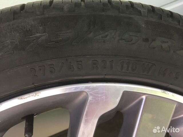 Комплект оригинальных колес на Range Rover Sport