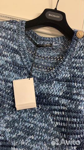 Новый вязаный топ balmain