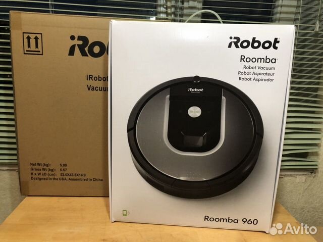 Пылесос iRobot Roomba 960 (Новый) Пылесос iRobot Roomba 960 (Новый)