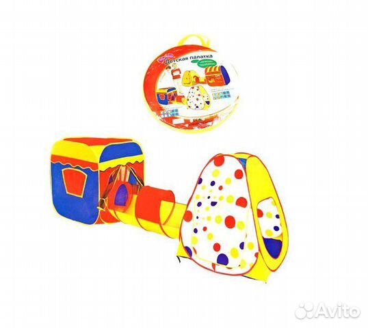 Детская палатка 999E-23A с туннелем Детская палатка 999E-23A с туннелем