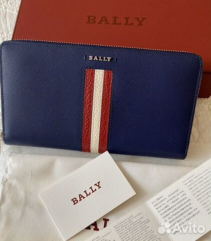 Новое портмоне Bally, Швейцария оригинал, синее Новое портмоне Bally, Швейцария оригинал, синее