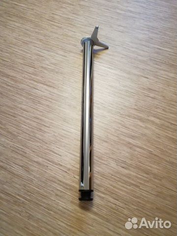 Ножка (опора) круглая 820х60 мм цвет хром