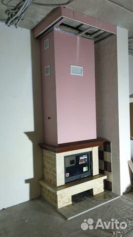 Установка камина под ключ
