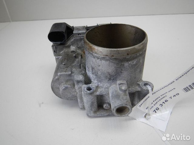 Заслонка дроссельная электрическая Skoda Fabia