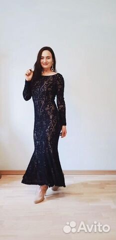 Платье вечернее черное Платье вечернее черное