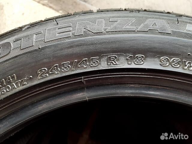 245 45 18 Bridgestone в идеале 4шт 245 45 18 Bridgestone в идеале 4шт