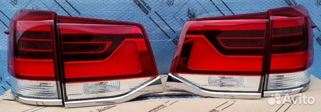 Комплект задних фонарей land cruiser 200 2016-2019