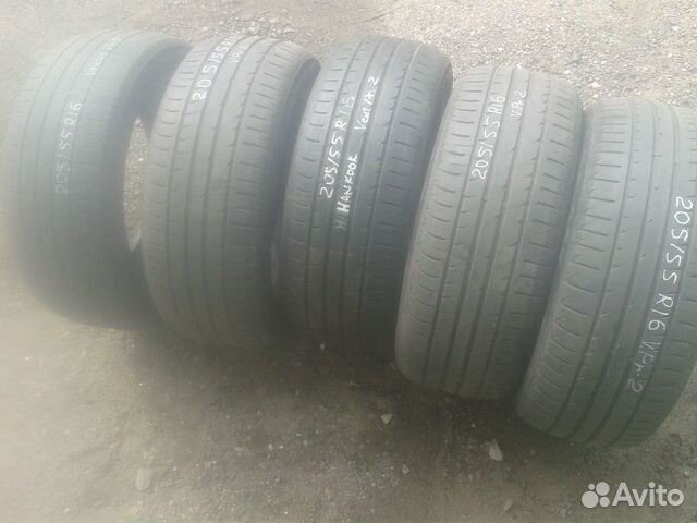 Шины 205/55R16 Hankook V. Prime-2 5шт