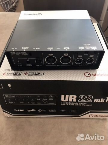 Звуковая карта USB, Steinberg UR22 mkII Звуковая карта USB, Steinberg UR22 mkII