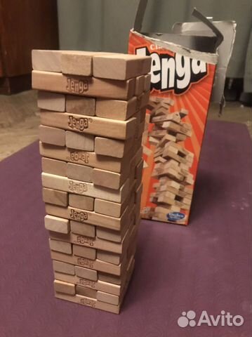 Настольная игра Дженга Настольная игра Дженга