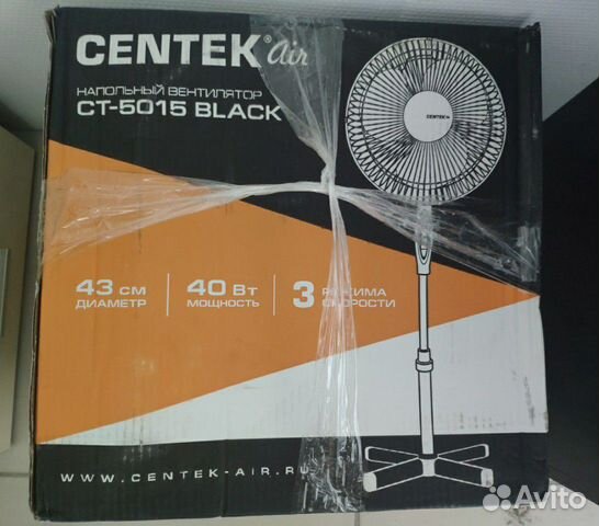 Вентилятор напольный Centek новый Вентилятор напольный Centek новый